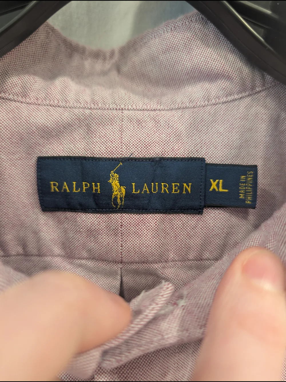 Polo Ralph Lauren Men's Pink Oxford Button Down Shirt Size XL